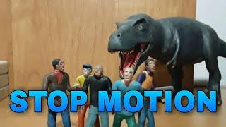 Тираннозавр из Пластилина  STOP MOTION
