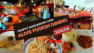 Alive Fusion Dining Rekomendasi Resto Jogja Unik