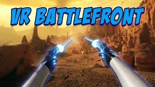 Playing STAR WARS BATTLEFRONT In Virtual Reality Contractors