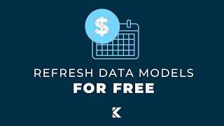 How to Refresh Data Models Daily for free