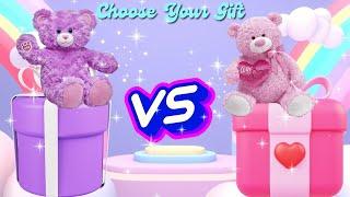 Qual sua cor Favorita? Escolha seu presente e veja a surpresa  Choose Your Gift Purple or Pink 