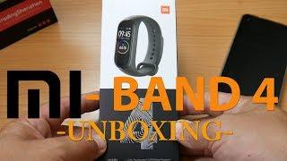 Xiaomi Mi Band 4 - Unboxing Einrichtung Ersteindruck deutsch -