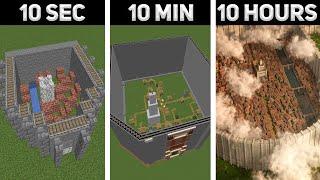 Shiganshina in MINECRAFT 10 Hours 10 Minutes 10 SECONDS