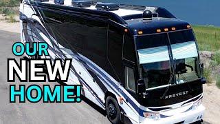 We LIVE in This LUXURY MOTORHOME - FULL RV TOUR