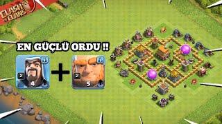 BELEDİYE BİNASI 5 EN GÜÇLÜ ORDU  Clash of Clans