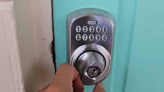 Lets install a Schlage Deadbolt - Schlage BE365 installation and usage