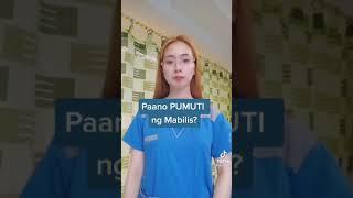 PAANO PUMUTI NG MABILIS? 