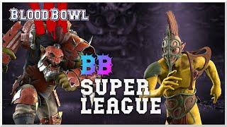 Blood Bowl 3 - Super League - Jimmy Fantastic Orc vs. Enarion Wood Elf