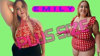 SSBBW - BBW -Emily Bio Bikini Model Try on Haul BBW Model Try on #Lingerie