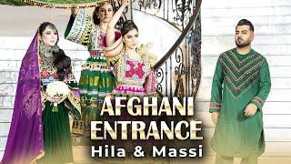 Hila & Massi  Afghani dress entrance & mast dance  Hamayoun Angar  New Afghan song