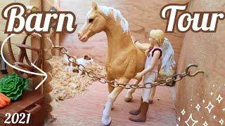 HUGE Schleich Horse Barn Tour  Schleich Barn Tour  May 2021  Schleich Horses 