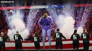 Fantasia performs national anthem at the 2024 College Football Playoff National Championship