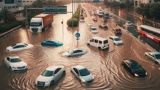 UAE Underwater Rainstorm Ravages Dubai Fujairah and Beyond