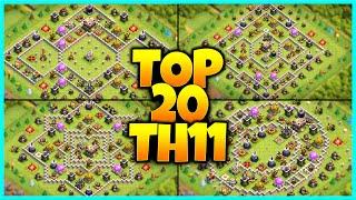 New INSANE TH11 BASE WARTROPHY Base Link 2023 Top20 in Clash of Clans - Town Hall 11 War Base