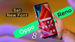 How to Change Font Style in Oppo Reno 8  Oppo Reno 8 Font Style & Size Change Kaise Kare