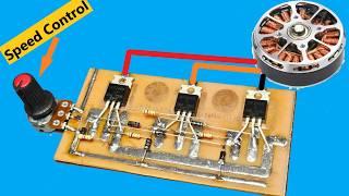 Brushless Motor Driver Made with Mosfet  Test Brushless Motors with Mosfet