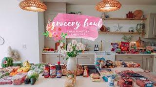 GROCERY HAUL & MEAL PLAN FOR A FAMILY OF FIVE  MAY 2024