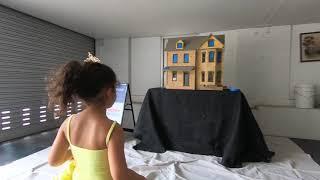 Children house making by sky production