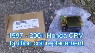 1997 to 2001 Honda CRV Ignition coil replacement wstripped screw Honda CRV 98 fix it