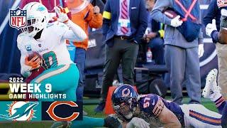 Miami Dolphins vs. Chicago Bears  2022 Week 9 Game Highlights