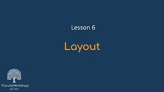 Moodle Lesson 06 Layout