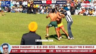 Semi - 1 Pakistan Vs. Australia - NZ World Kabaddi Cup