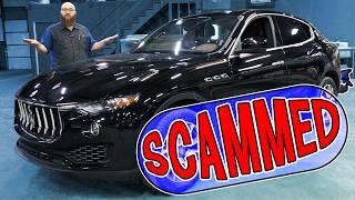 Scamming Victim A Shop Messed Up a Maserati