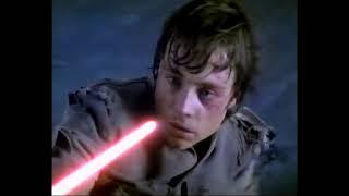 Original 1984  Star Wars The Empire Strikes Back  Bespin Fight  VHS Capture+Topaz video enhance