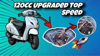 Activa 3g 120cc Top Speed Test  More Power