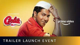 Coolie No. 1 - Trailer Launch Event  Amazon Prime Video