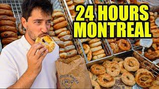 24 Hours of MONTREALS Best Food  Smoked Meat Bagels & Canadas #1 SEAFOOD POUTINE