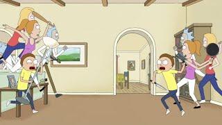 Decoy Family Kills Each Other  Rick and Morty Season 5 Episode 2