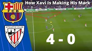 Barcelona vs Athletic Bilbao Tactical Analysis - Barca Looking Comfortable Under Xavi