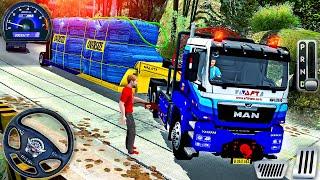 Indian Cargo Truck Trailer MAN Driving in India - Bus Simulator Indonesia #98 - Android GamePlay