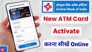 Central Bank Of India ATM Card Activation Online  Central Bank ATM Pin Generation Mobile Se