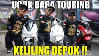 UCOK BABA TOURING PAKAI MOTOR KESAYANGANNYA BERSAMA TEMAN-TEMAN BIKERS 