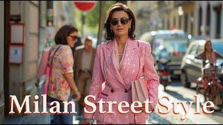 Milan Fashion Street Style Summer Outfits for All Ages - Italian Elegance 