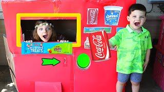 Caleb PRETEND PLAY w Vending Machine KIDS TOY STORY