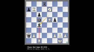 Chess Puzzle EP036 #chessendgame #chessendgames #chesstips #chess #Chesspuzzle #chesstactics