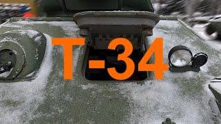 Внутри советской легенды Великой Отечественной забрался в танк Т-34