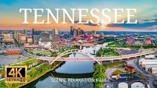 TENNESSEE 4K Scenic Relaxation Film  Aerial Cinematic Drone Movie  Nashville