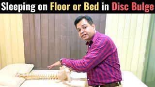 How to sleep during Back Pain Can we sleep on Floor? Sleeping on Ground vs Mattress Sleep on Bed?