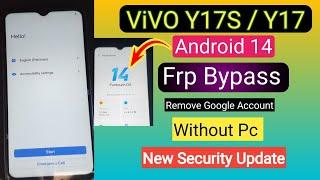 Vivo Y17S Android 14 FRP Bypass without PC  Remove Google Account  New Security Update 2024