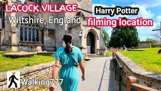 Lacock Village walking tour. 4k60fps with full information