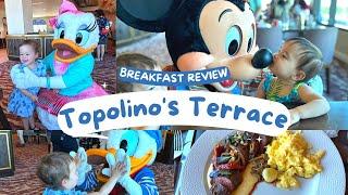 TOPOLINOS TERRACE CHARACTER BREAKFAST  Is it worth it with an infant and a toddler?