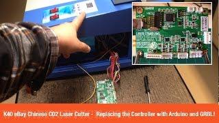 K40 eBay Chinese CO2 Laser Cutter  -  Replacing the Controller with Arduino and GRBL Part 1