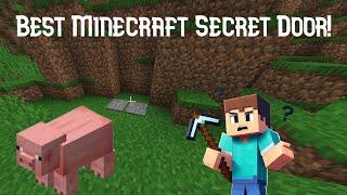 Best Minecraft Secret Redstone Door tutorial