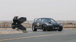 Worlds fastest Toyota Supra 346kmh 214.994mph@12 mile - Qatar Mile