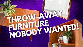 RESTORATION of THROW-AWAY Furniture Nobody Wanted