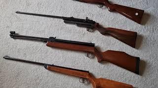 OLD BRITISH RIFLES  WEBLEY MARK 2 AND 3  BSA METEOR MARK 1STERLING HR81